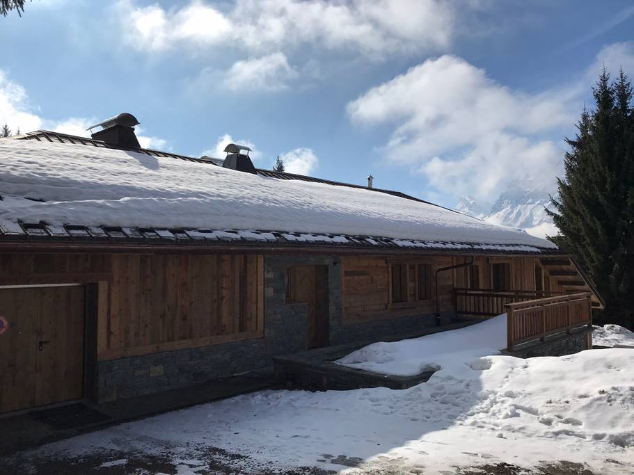Chalet vu de la route